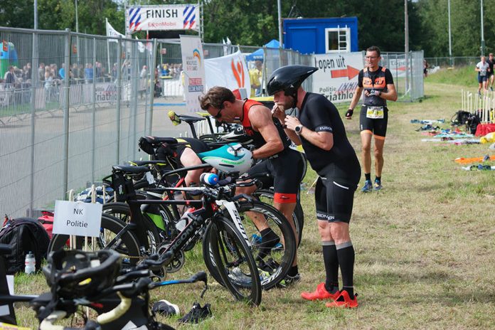 Politie NK 1/4 triathlon Spijkenisse 2018