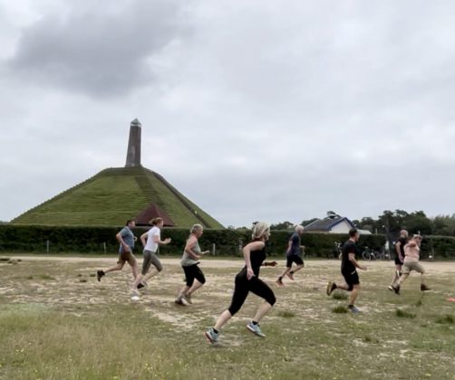 NPSB herstelsportgroep trainen in Austerliz