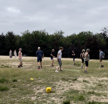 NPSB herstelsportgroep trainen in Austerliz