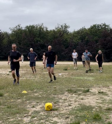 NPSB herstelsportgroep trainen in Austerliz