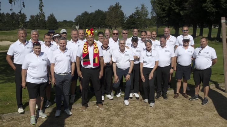 Team België voor de wedstrijd