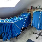 Tot slot moet de was weer schoon