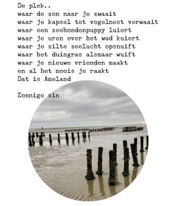 herstelsport Ameland gedicht Renate