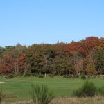 Wederom een sterke par 3-hole met de herfst op de achtergrond