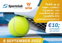 Padel toernooi NPSB 8 september 2022