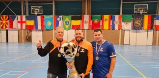 Nederlands politie zaalvoetbalteam 45+ Wereldkampioen