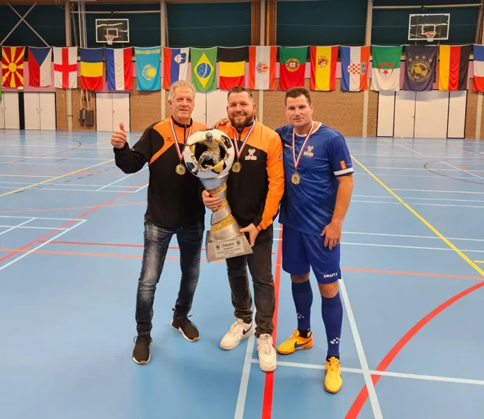 Nederlands politie zaalvoetbalteam 45+ Wereldkampioen